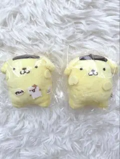 サンリオ　ポムポムプリン　リンリン鈴ぬいぐるみ　①＆③ 2個セットのサムネイル
