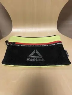 Reebok メッシュ サコッシュ 黒/黄緑