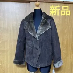 新品⭐️M⭐️暖かな ムートン風 裏ボア ジャケット　コート　Joola
