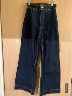 AZUL by MOUSSY ワイドレッグデニム Sサイズ