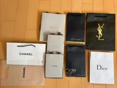 ブランド 紙袋 Dior CHANEL TOM FORD　8枚セット