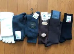 ソックス 靴下 VISARUNO・UNIQLO他計6足バラエティセット メンズ
