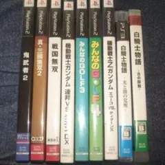 PS2ソフト７本　PS3ソフト２本　まとめ売り　ジャンク品