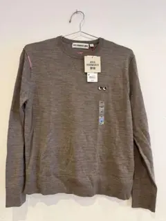 UNIQLO ANYA HINDMARCH メリノクルーネックセーター S
