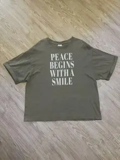 SHIPS　+81 Branca ビッグシルエットTシャツ カーキのサムネイル