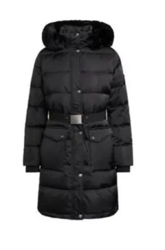 美品♡ラルフローレン　ロゴベルトロングダウンコート　ブラック