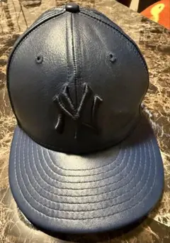 【即日発送】NEW ERA 59FIFTY NY レザーキャップ 7 1/4