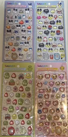 たまごっち　ボンボンドロップシール　4種まとめ売り　正規品