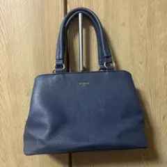 レディース　ハンドバック　ネイビー