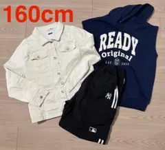 【160cmまとめて】【週末限定お値下げ】【未使用】ジャケット、フーディ、パンツ