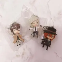 文豪ストレイドッグス ちょこかわフィギュア 3種セット 太宰治・中島敦・中原中也