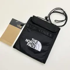 ザノースフェイス ショルダーストラップ サコッシュ ポーチ ロゴ 黒