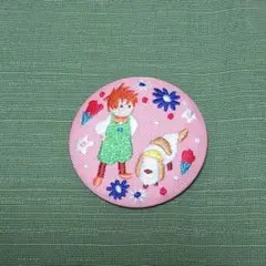 ハウルの動く城 刺繍缶バッジ マルクル