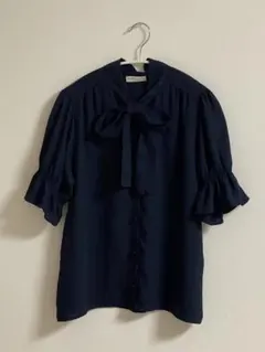 earth music&ecology♡ネイビー半袖シャツ