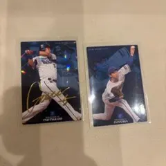 【美品】プロ野球チップス 2018 筒香嘉智（金箔サイン今永昇太 2枚セット