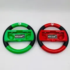 ジョイコンハンドルx２　マリオカート８　ルイージ　マリオ　Switch　スイッチ