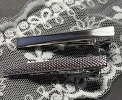 ネクタイピン 2個セット シルバー ビジネス シンプル メンズ