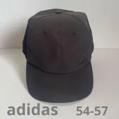 adidas キャップ　54-57cm 黒　熱中症対策