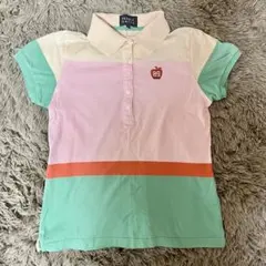 PEARLY GATES ストライプポロシャツ