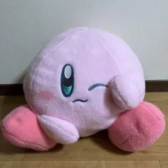 新品タグ付き♡星のカービィ　羊毛フェルト風超BIGぬいぐるみ（うとうと）