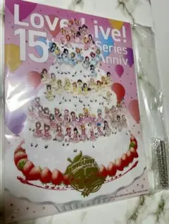 ラブライブ 15周年記念 A4 箔押し パネル　開封済み シリアル無しのサムネイル