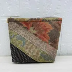 和布ポーチ☆大島紬ポーチ