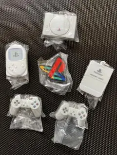 プレイステーション　チャーム　本体　ロゴ　コントローラ　ポケステ　プレステづくし