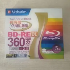 Verbatim BD-RE DL 50GB 5枚