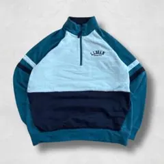 L.L.Bean スウェット L グリーン系 ハーフジップ アウトドアのサムネイル