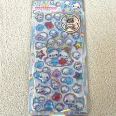 【正規品】ぷくぷくあわわちゃん　あわわちゃん　光るジュエルプチドロップ　シール