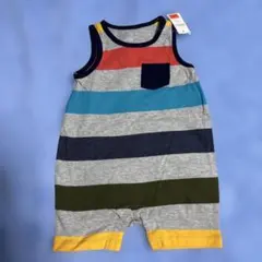 babyGap ボーダー ロンパース 60cm ノースリーブのサムネイル