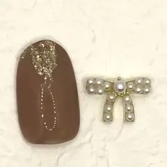 ネイルパーツ ビジュー 韓国　リボン　デカパーツ　ビジューネイル　韓国風ネイル