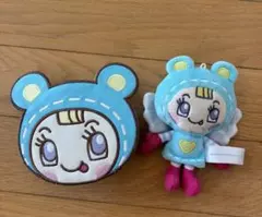 ナルミヤキャラクターズ お顔ポシェット ぬいぐるみ ブルーベリエちゃん