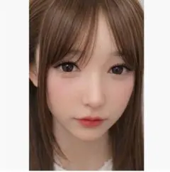 リアルフェイス ドールヘッド 等身大 フルシリコン 植毛 口可動C4