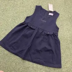 新品　marie claireワンピース　濃紺　95のサムネイル