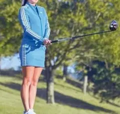 ⛳️アディダス♥️adidas GOLF ジャケット＆スカート 上下 青 M