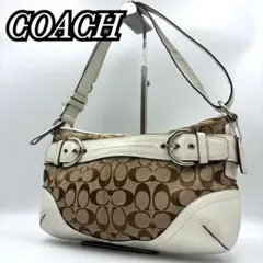 COACH Soho Optic Signature Satchel Bag - メルカリ