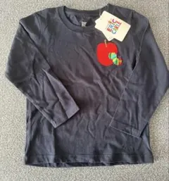 【新品タグ付】Design Tshirtsはらぺこあおむし 長袖Tシャツ 110のサムネイル