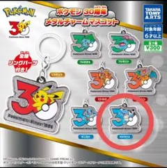ポケモン 30周年　メタルチャームマスコット　カメックス