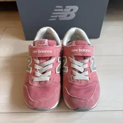 new balance キッズスニーカー ピンク 17cm