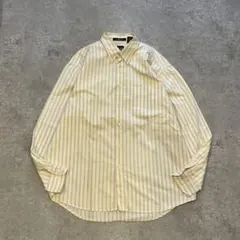 極美品】ターンブル＆アッサー ロンドンストライプシャツ イエロー 37