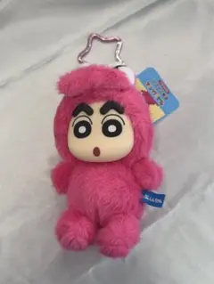 クレヨンしんちゃん ぬいぐるみマスコット ピンク
