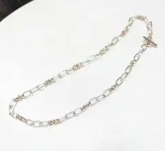 ミックスカラーチェーンネックレス 3coins