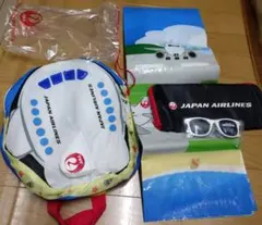 JAL　JAPAN AIRLINES 飛行機デザインリュック 非売品