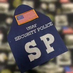 USAF セキュリティポリス パッチ ネイビー腕章中古のサムネイル