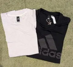 adidas アディダス Tシャツ 2枚セット（ホワイト・ブラック）