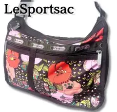 LeSportsac ショルダーバッグ 花柄 ブラウンのサムネイル