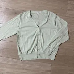 UNIQLO シアーカーディガン XL ミントグリーン