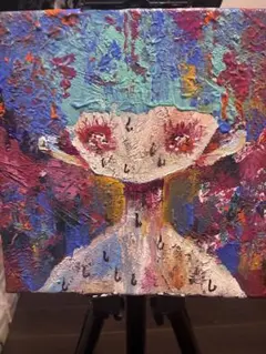 山崎拓巳 『馬と男』 直筆 油絵 絵画 油彩 Amway アムウェイ - メルカリ