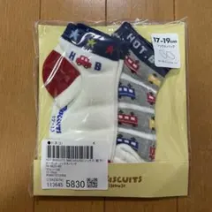 ミキハウス HOTBISCUITS ローカットソックス 2足パック17〜19cm